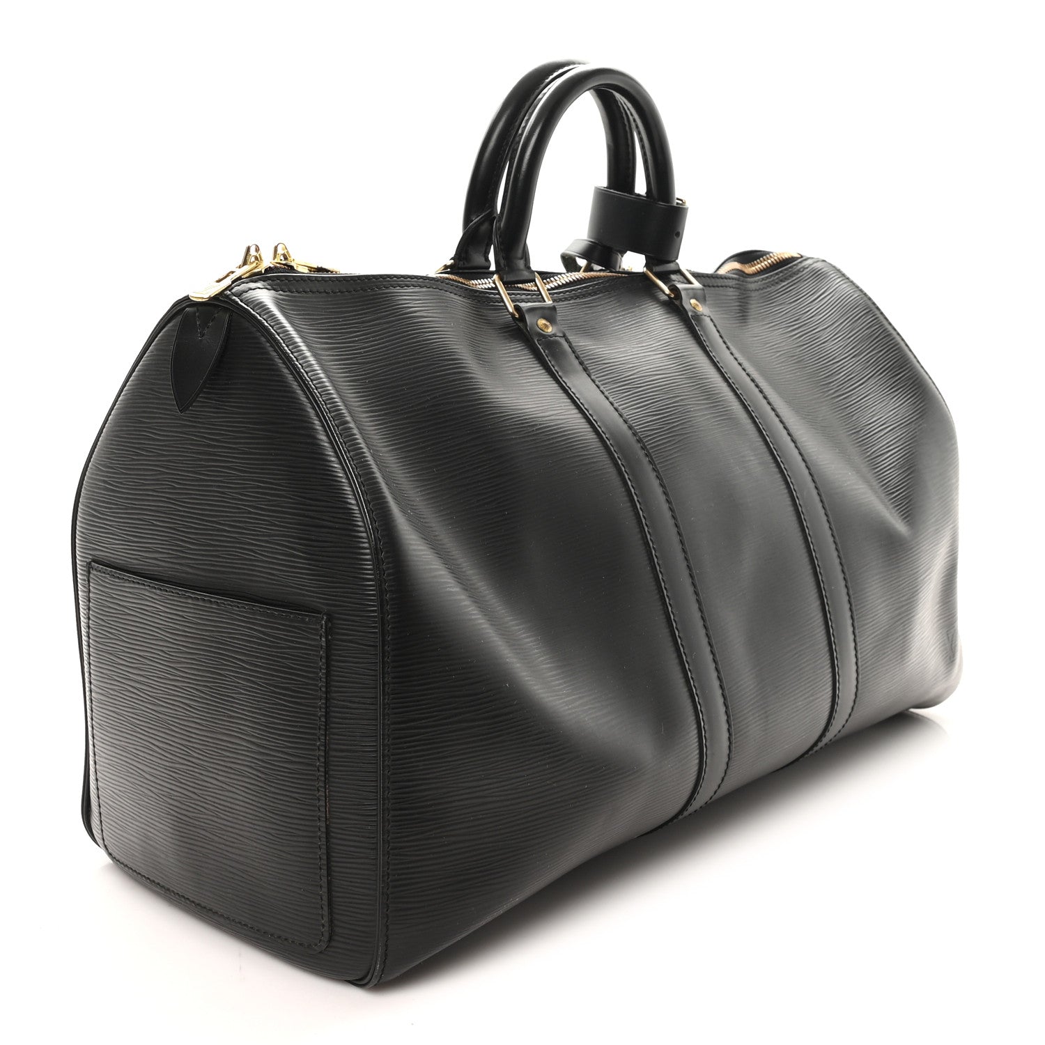 Louis Vuitton Epi Keepall 45 Black 2 of 9