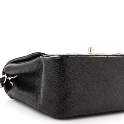 Chanel Caviar Quilted Mini Square Flap Black 9 of 10
