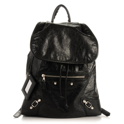 Balenciaga Agneau Giant 12 Silver Hardware S Traveler Backpack Black 1 of 7