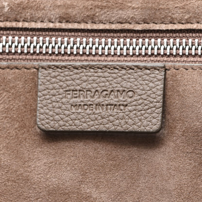 Salvatore Ferragamo Calfskin Firenze East West Tote Bag Clay 6 of 12