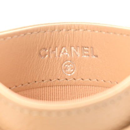 Chanel Caviar Quilted Card Holder Beige 6 of 9