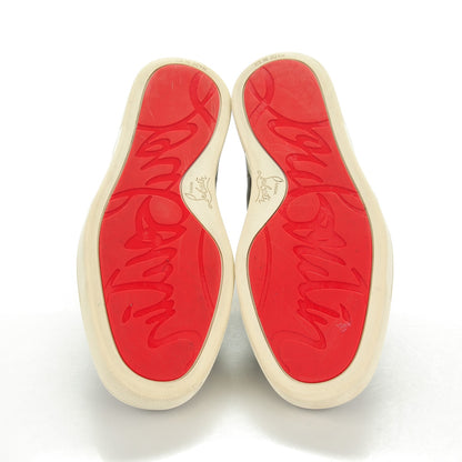 Christian Louboutin Calfskin Mens Flat Nono Sneakers 40.5 Mastic 5 of 8