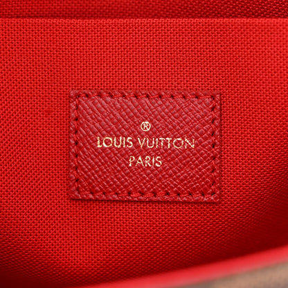 Louis Vuitton Damier Ebene Pochette Felicie Chain Wallet 7 of 13