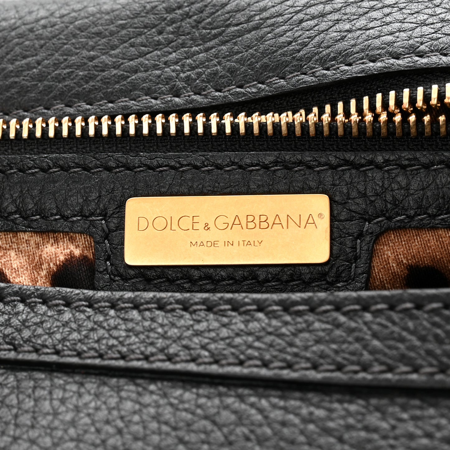 Deerskin Cervo Large Miss Sicily Satchel Black