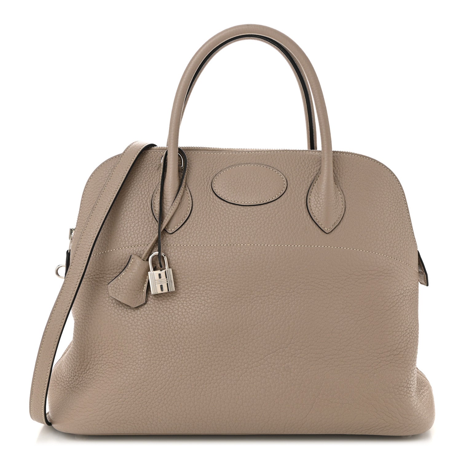 Hermes Taurillon Clemence Bolide 35 Gris Tourterelle 1 of 21