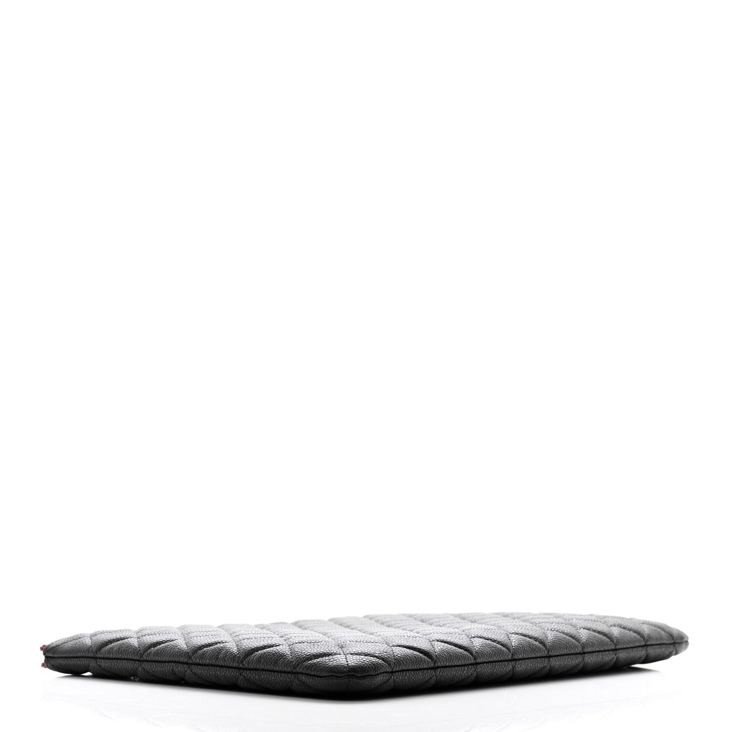 Chanel Caviar Quilted Large Cosmetic Case Black 4 of 8