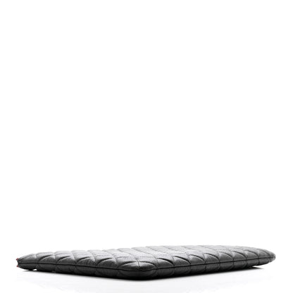 Chanel Caviar Quilted Large Cosmetic Case Black 4 of 8