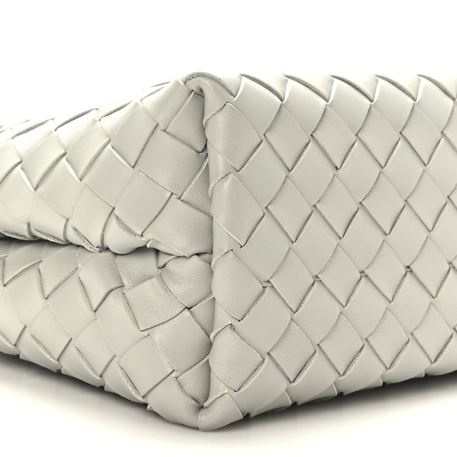 Bottega Veneta Nappa Intrecciato Small Andiamo Shoulder Bag Agate Grey 7 of 8