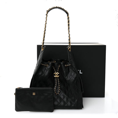 Chanel Caviar Quilted Medium Chanel 25 Handbag Black 12 of 12