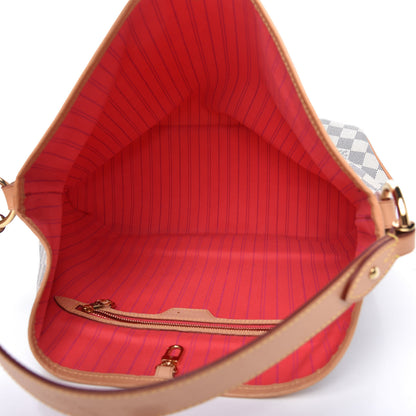 Louis Vuitton Damier Azur Delightful MM Pink 5 of 10