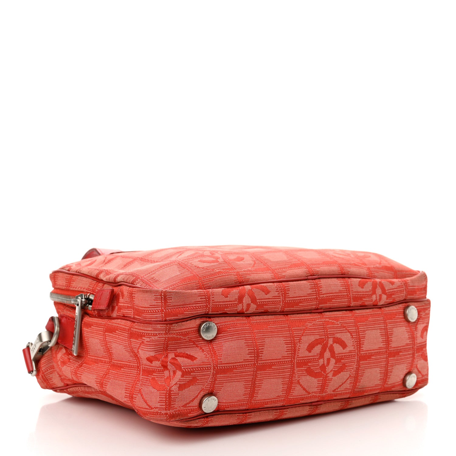 Chanel Nylon Small Travel Tote Red 4 of 20