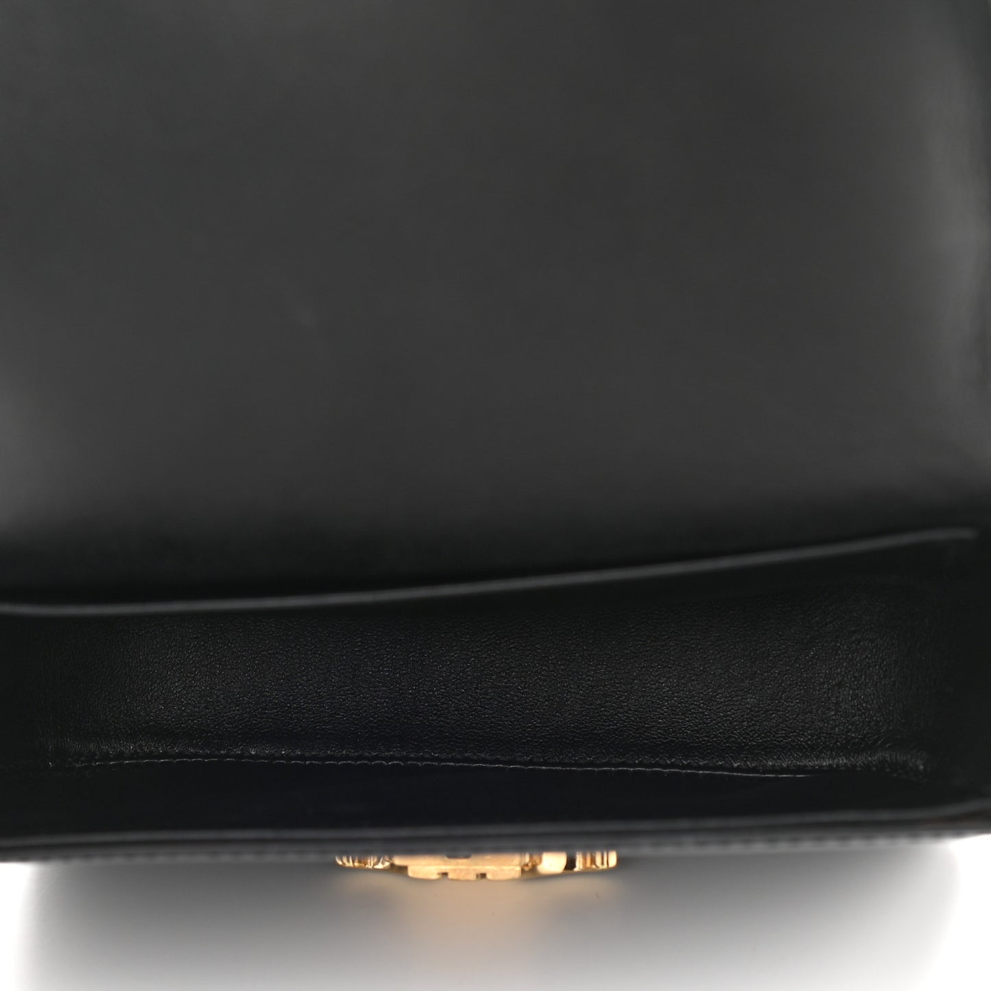 Shiny Calfskin Nano Triomphe Black