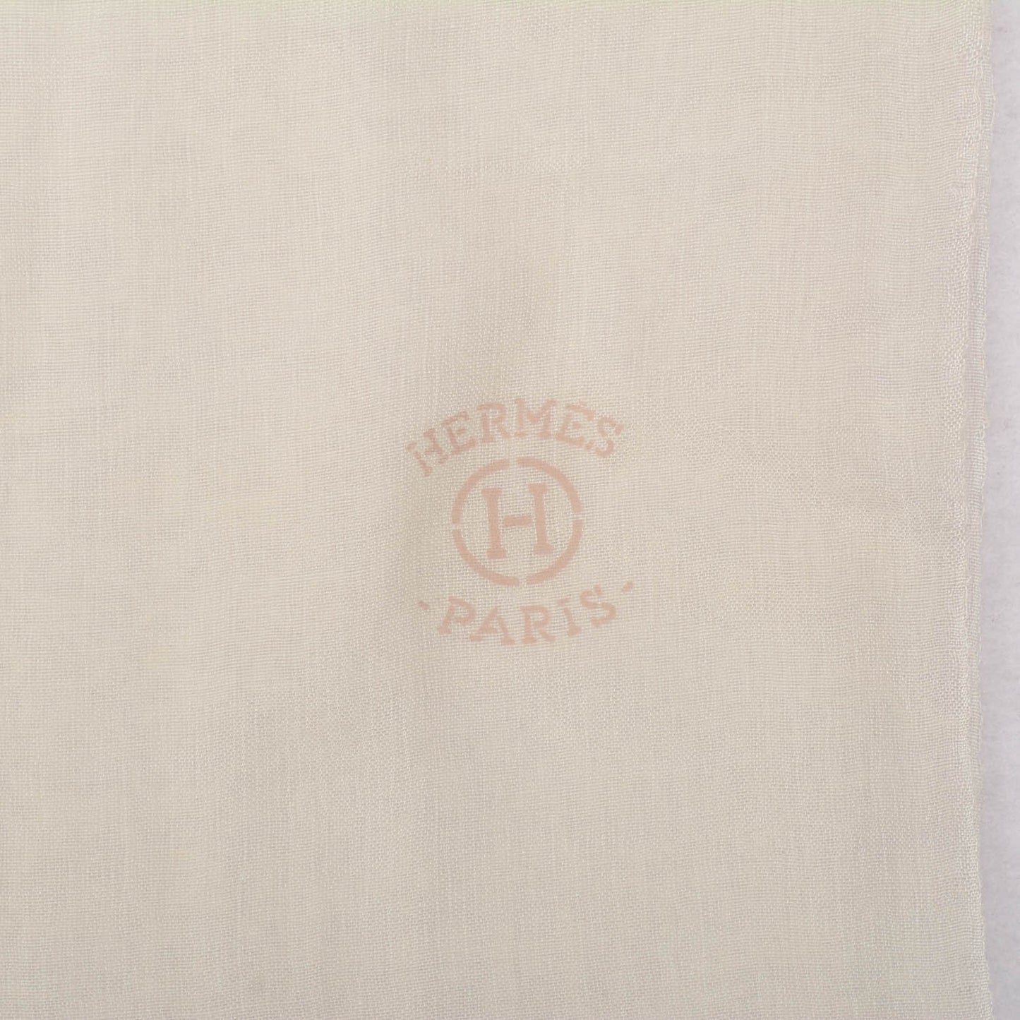 Cashmere Silk Plume Unie Stole Ivory
