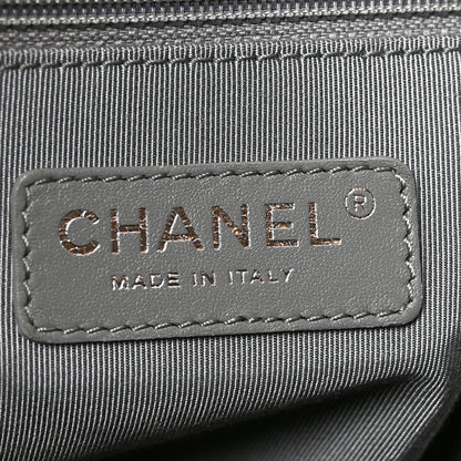 Chanel Caviar Quilted French Riviera Hobo Dark Grey 6 of 10