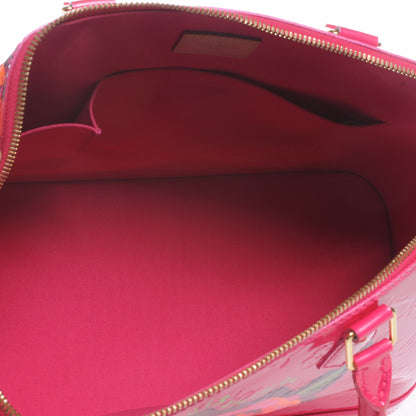 Louis Vuitton Vernis Roses Alma MM Rose Pop 6 of 8