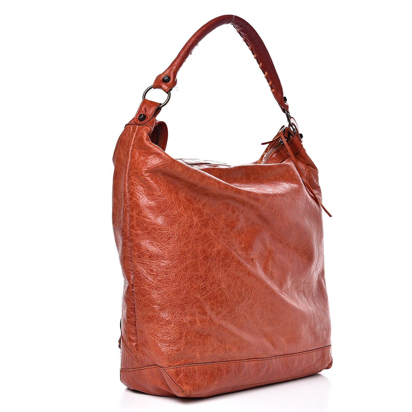Agneau Classic Hardware Day Hobo Rouille