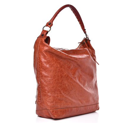 Balenciaga Agneau Classic Hardware Day Hobo Rouille 2 of 17
