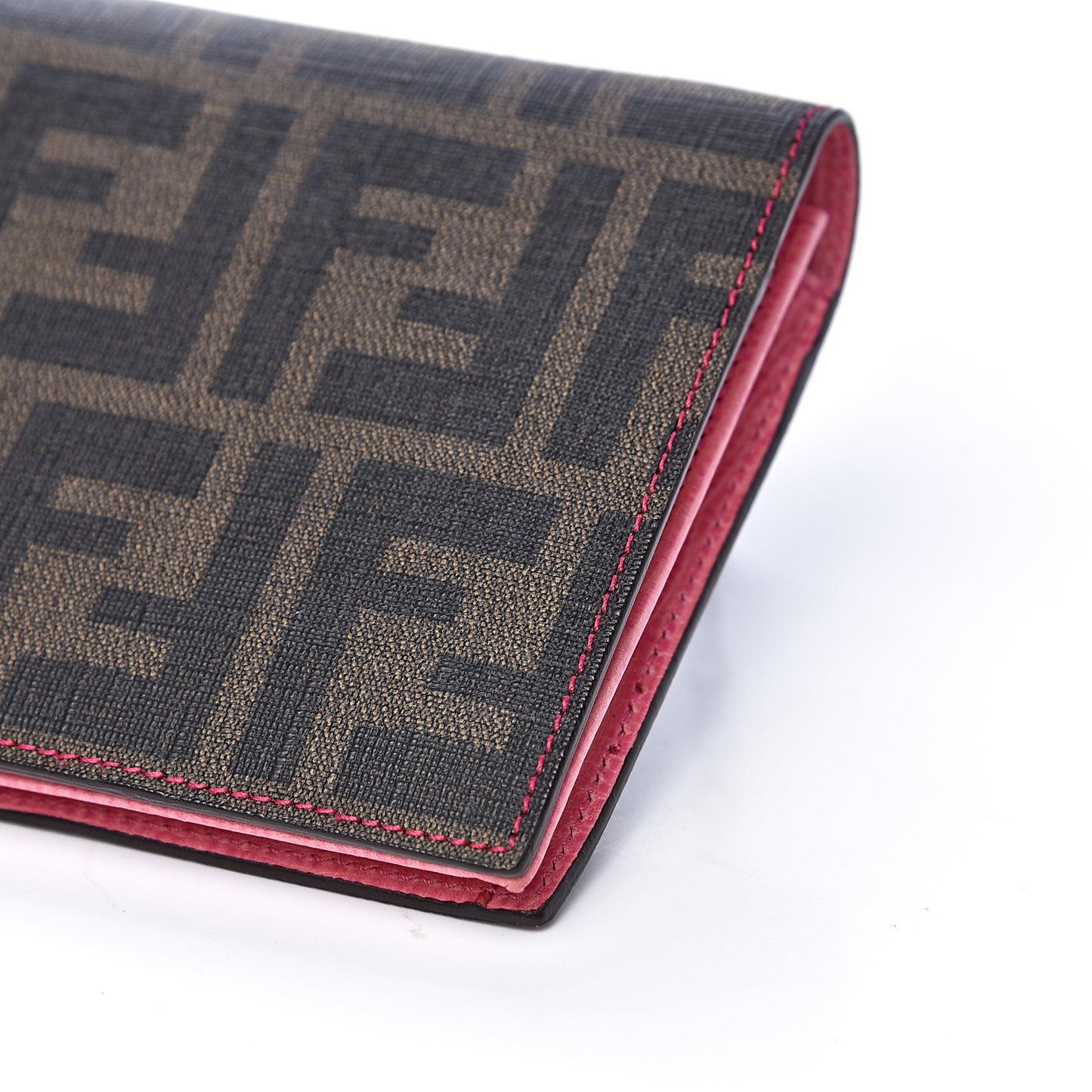 Zucca Spalmati Vitello Elite Chain Clutch Tobacco Fuxia Fragola