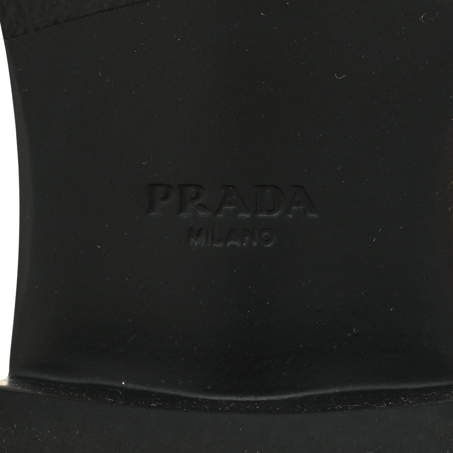 Prada Metallic Brushed Calfskin Metal Triangle Logo 50mm Loafers 39 Platino 7 of 10