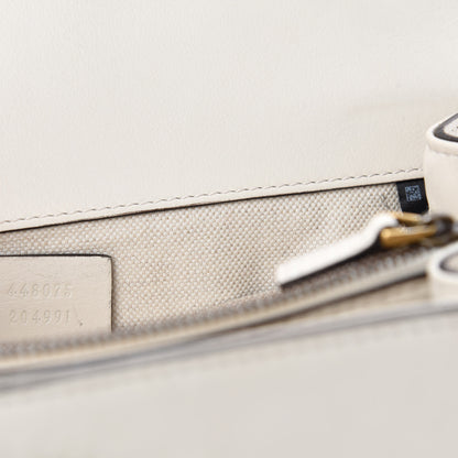 Gucci Calfskin Bamboo Web Medium Dionysus Top Handle Bag White Blue Hibiscus Red 12 of 14