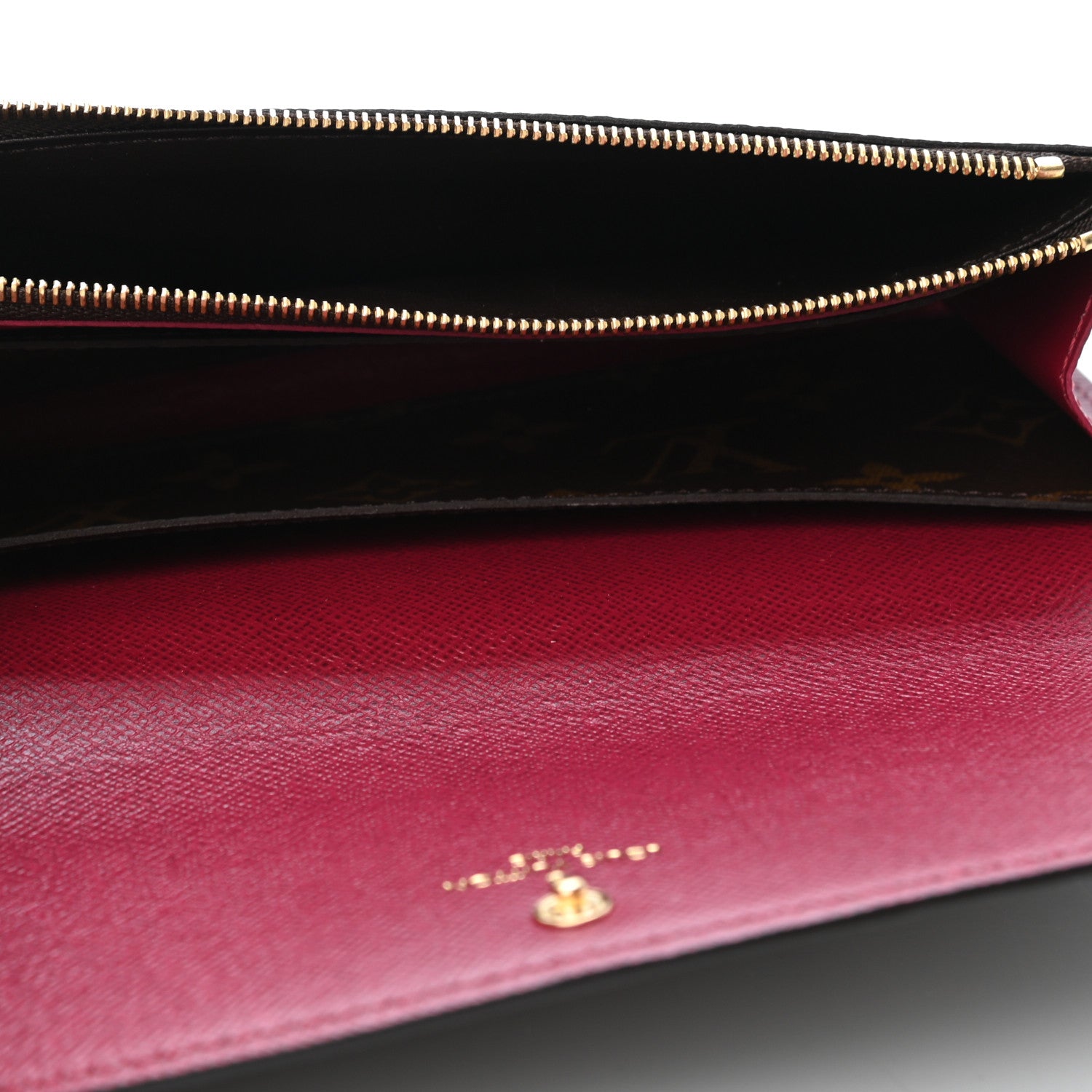 Louis Vuitton Monogram Emilie Wallet Fuchsia 4 of 4