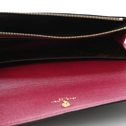 Louis Vuitton Monogram Emilie Wallet Fuchsia 4 of 4