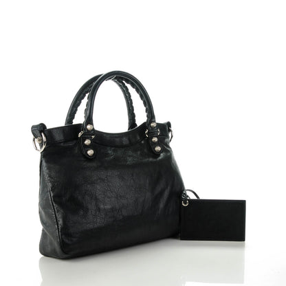 Balenciaga Agneau Giant 12 Silver Hardware Town Black 3 of 7