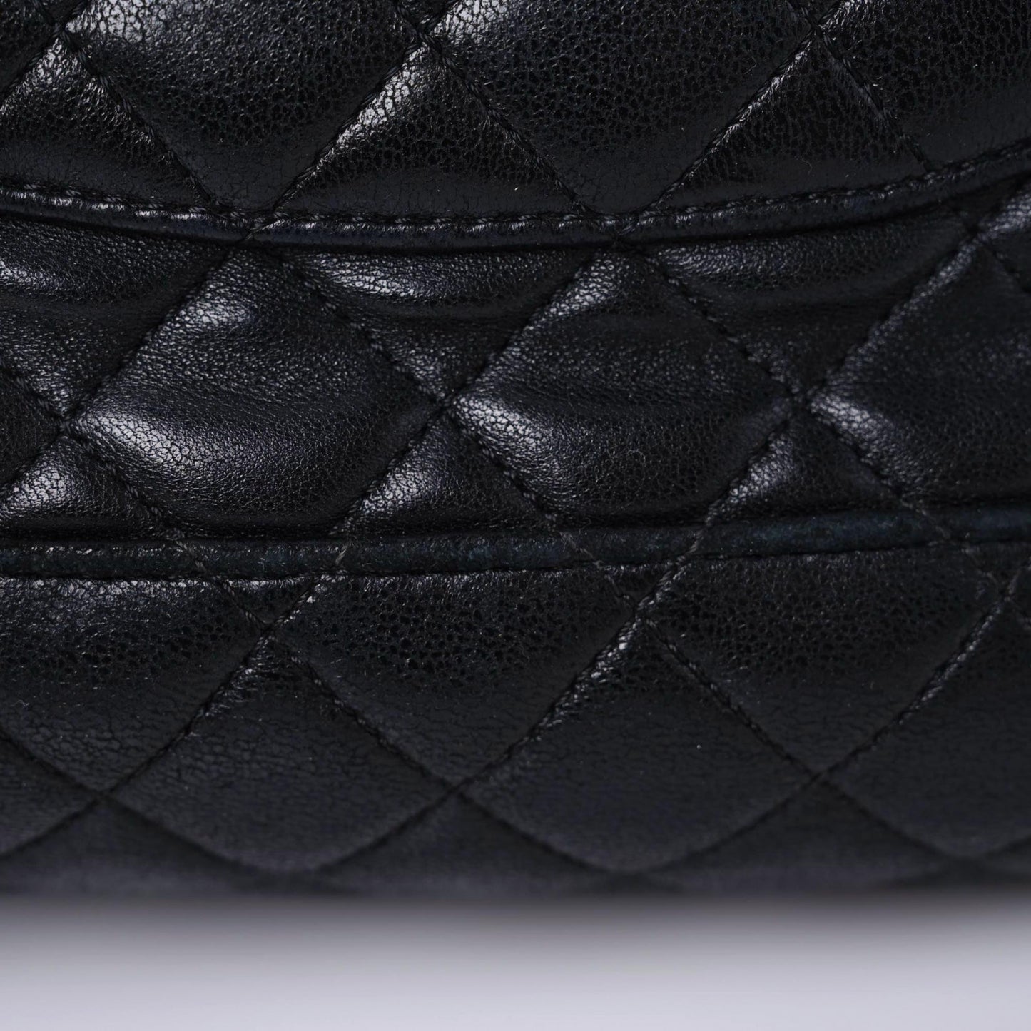 Lambskin Quilted Large Urban Spirit Backpack Black