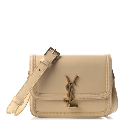Saint Laurent Smooth Calfskin Small Solferino Satchel Ivory Natural 1 of 8