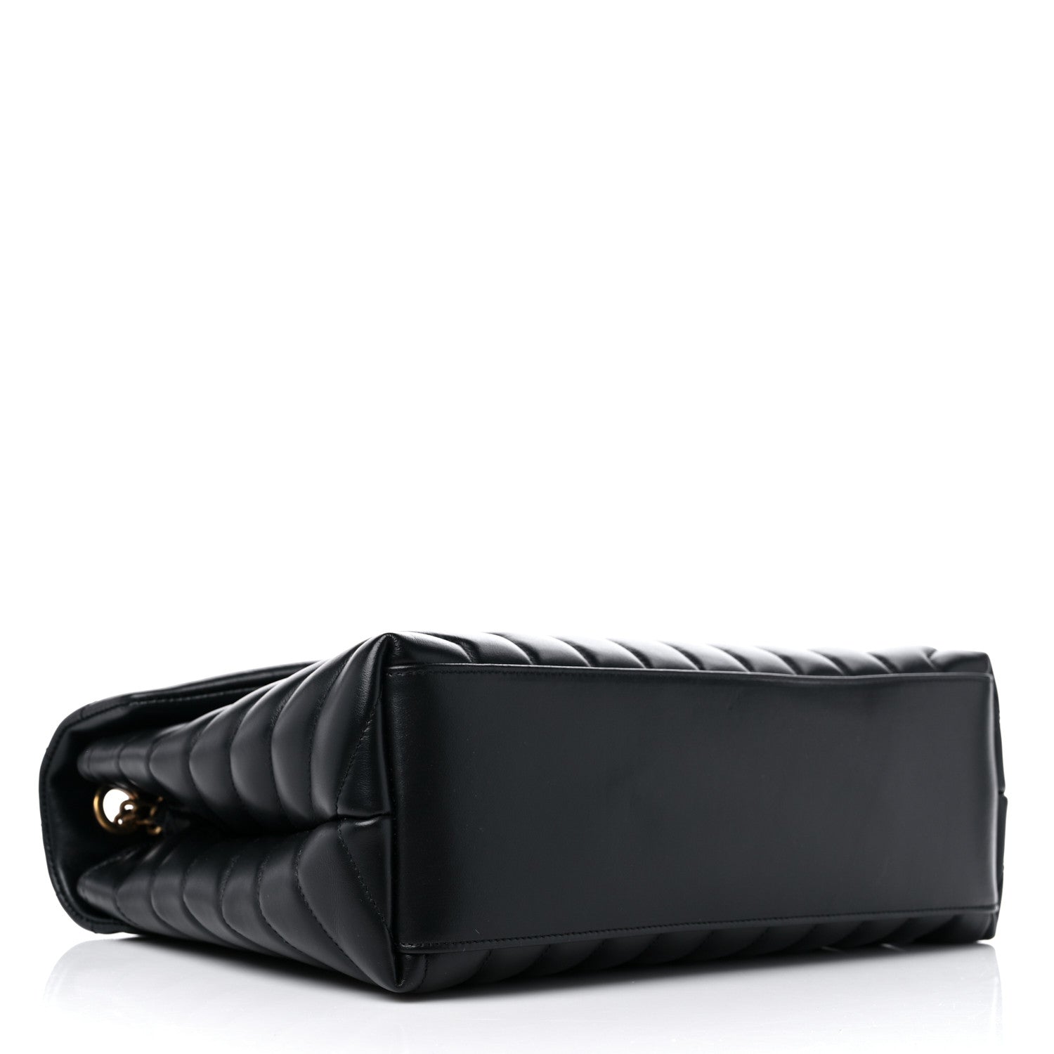 Saint Laurent Calfskin Y Quilted Monogram Medium Loulou Chain Satchel Black 4 of 10