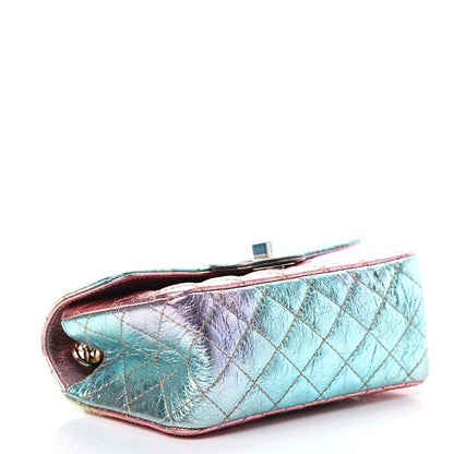 Chanel Metallic Goatskin Quilted Mini 2.55 Reissue Flap Multicolor 3 of 10
