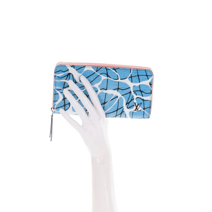 Louis Vuitton Epi Zippy Wallet Aqua 2 of 7