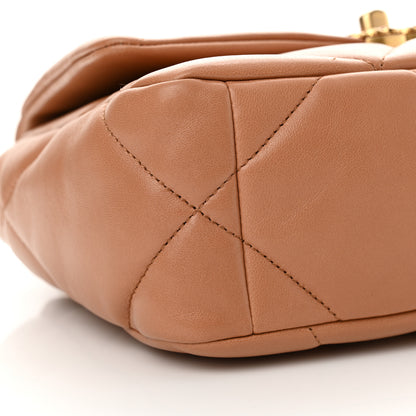 Chanel Lambskin Quilted Medium Chanel 19 Flap Brown 9 of 11