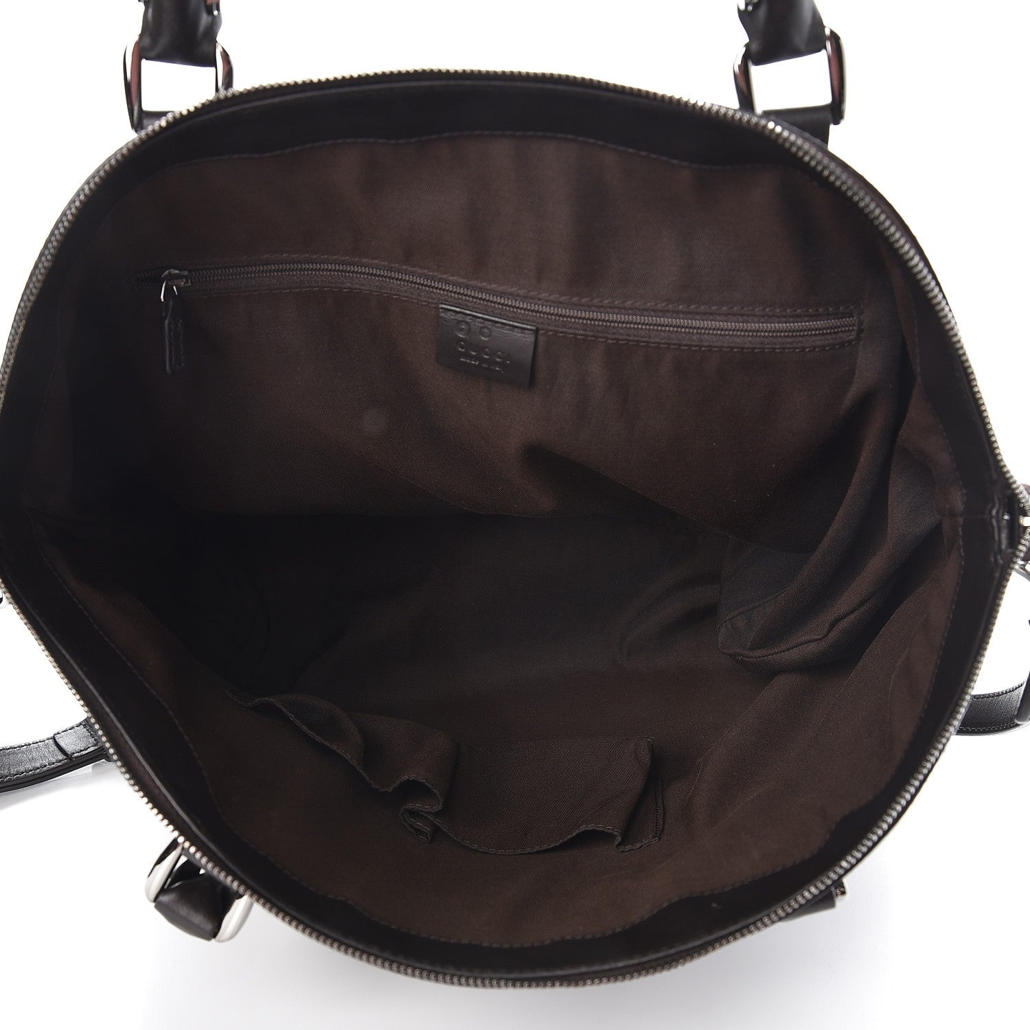 Gucci Guccissima Large GG Charm Convertible Dome Satchel Dark Brown 4 of 11