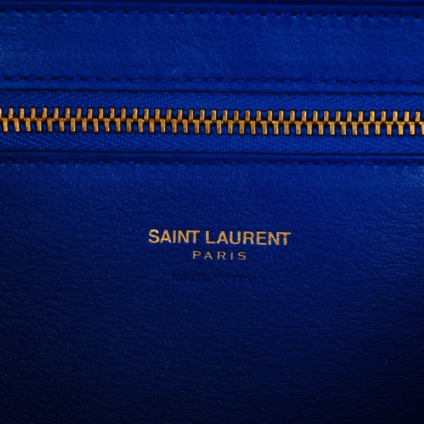 Calfskin Small Monogram Cabas Blue