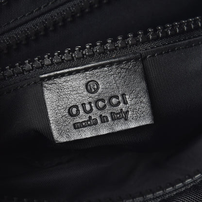 Gucci Nylon Web Interlocking G Messenger Bag Black 6 of 10