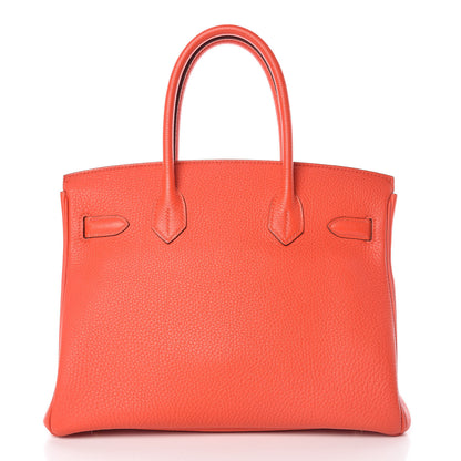 Hermes Togo Birkin 30 Capucine 4 of 35