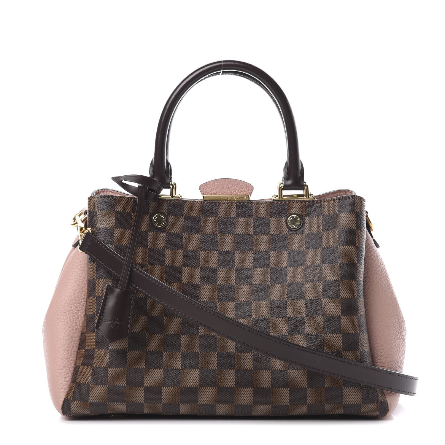 Louis Vuitton Damier Ebene Cuir Taurillon Brittany Magnolia 1 of 11