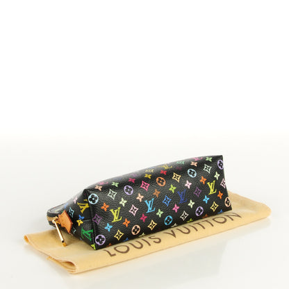 Louis Vuitton Monogram Multicolor Cosmetic Pouch Black Grenade 4 of 7
