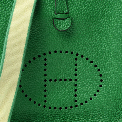 Hermes Taurillon Clemence Amazone Evelyne TPM Bambou 10 of 10