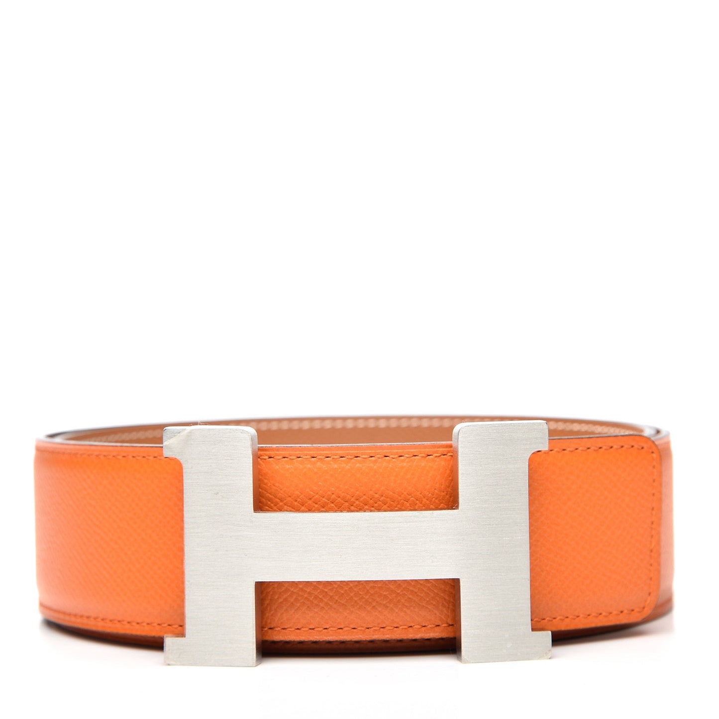 Epsom 42mm Constance 2 H Belt 85 Gold Orange