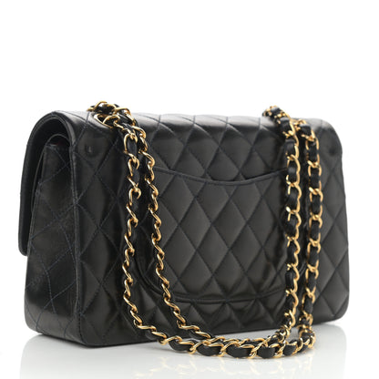 Chanel Lambskin Quilted Medium Double Flap Black 4 of 15