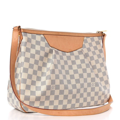 Louis Vuitton Damier Azur Siracusa MM 3 of 11