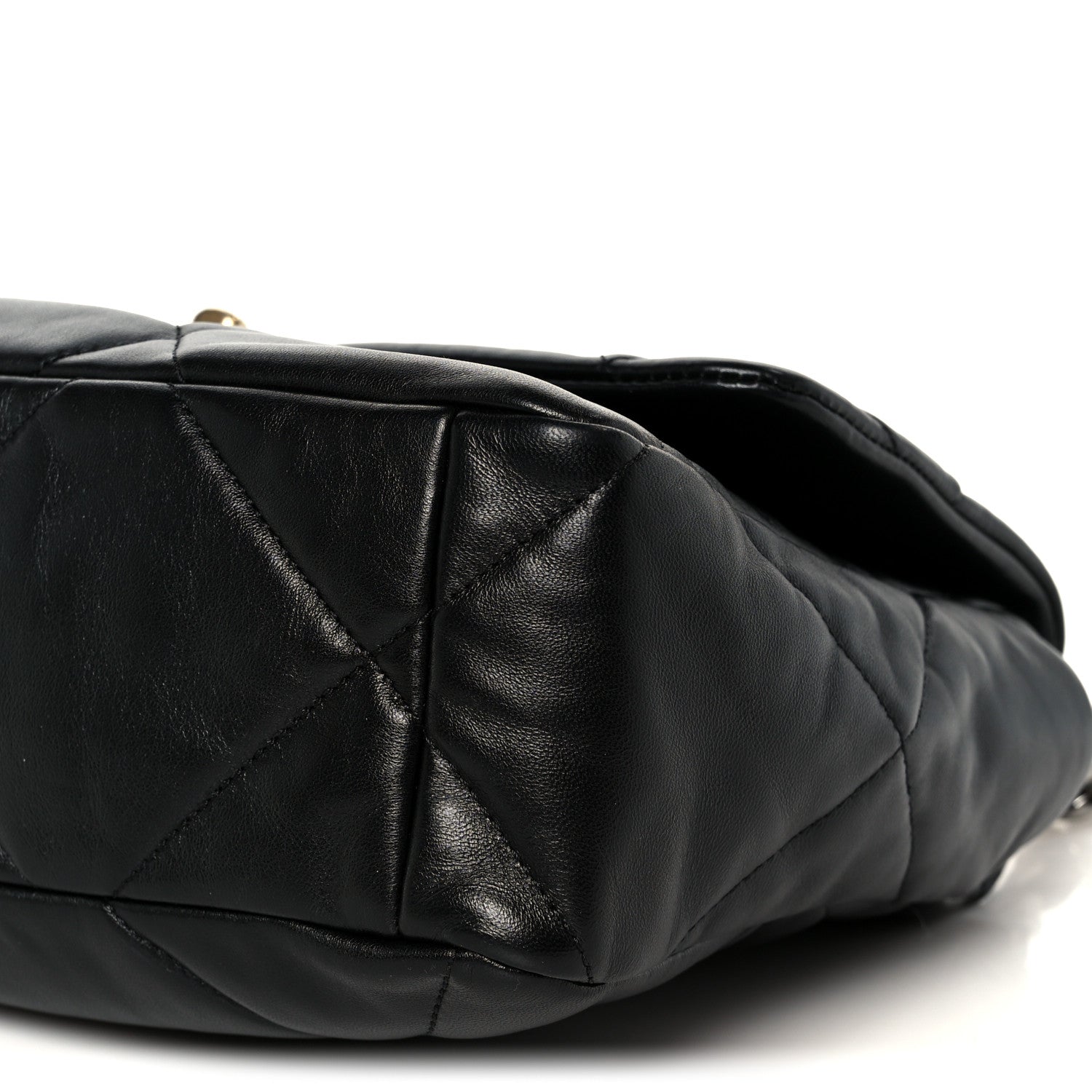 Chanel Lambskin Quilted Large Chanel 19 Flap Black 10 of 10