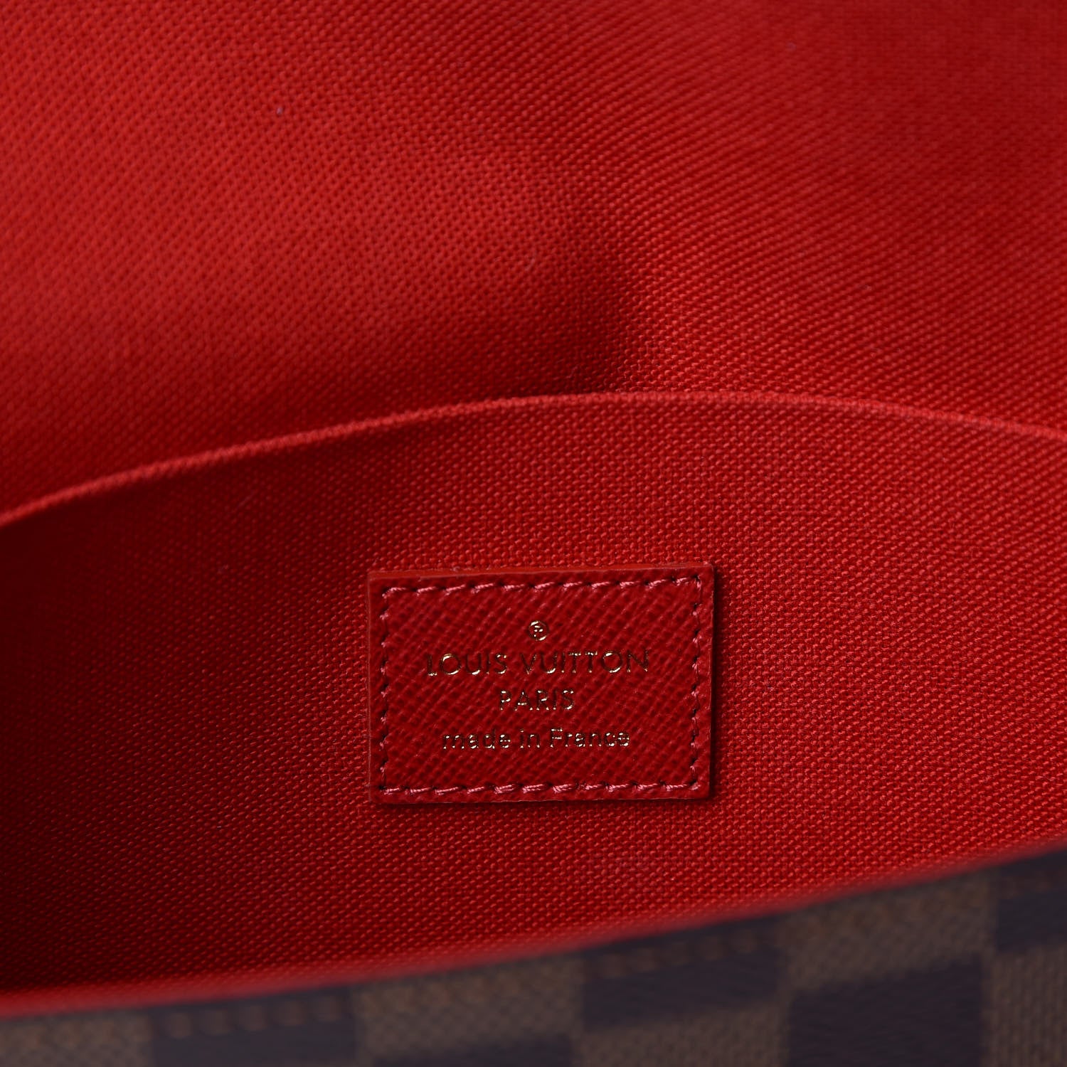 Louis Vuitton Damier Ebene Pochette Felicie Chain Wallet 9 of 12