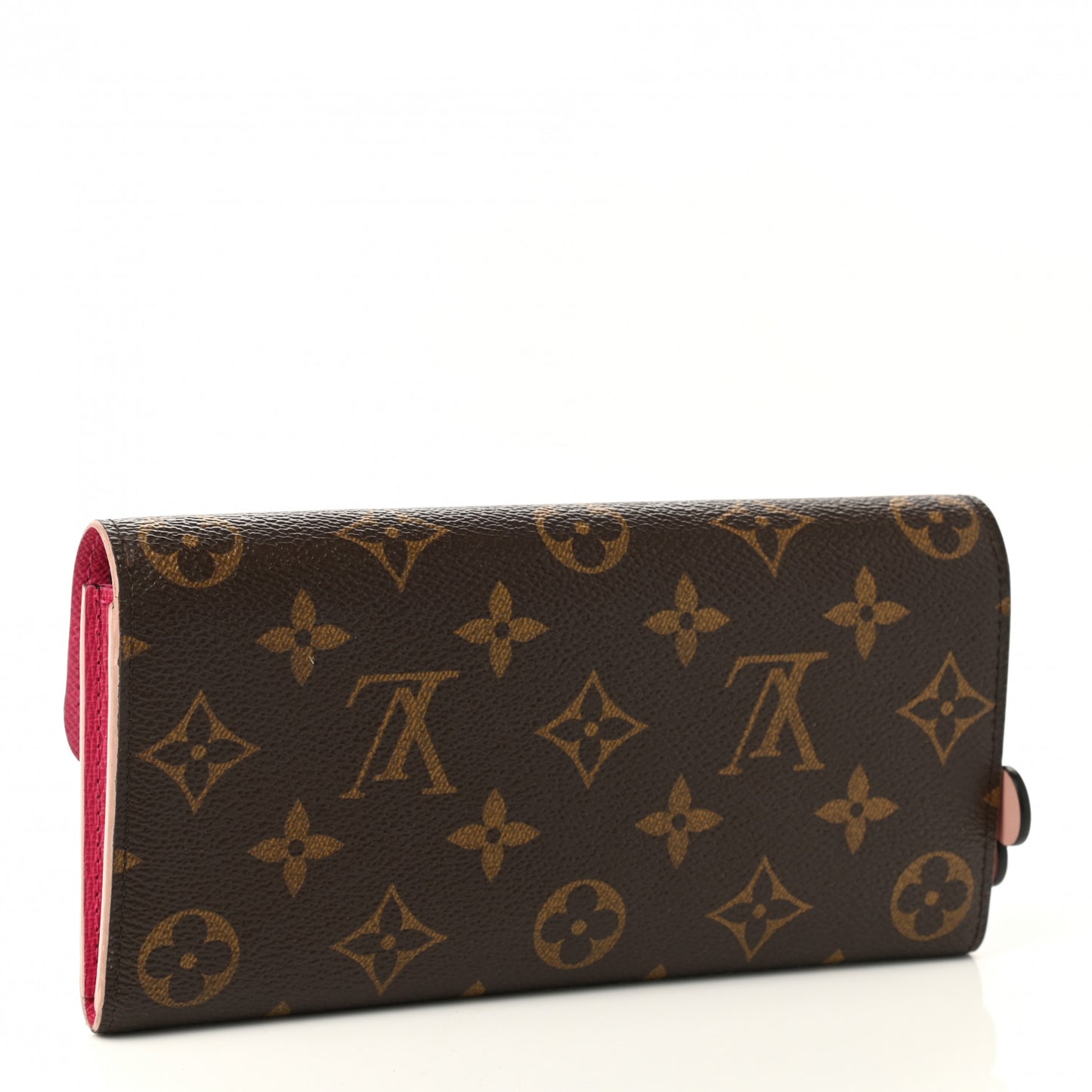 Monogram Bloom Flower Emilie Wallet Fuchsia