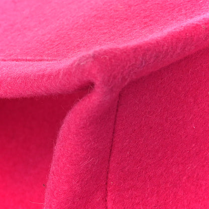 Saint Laurent Wool Rive Gauche Tote Fuchsia 7 of 8