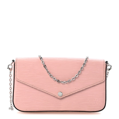 Louis Vuitton Epi Pochette Felicie Rose Ballerine 1 of 13