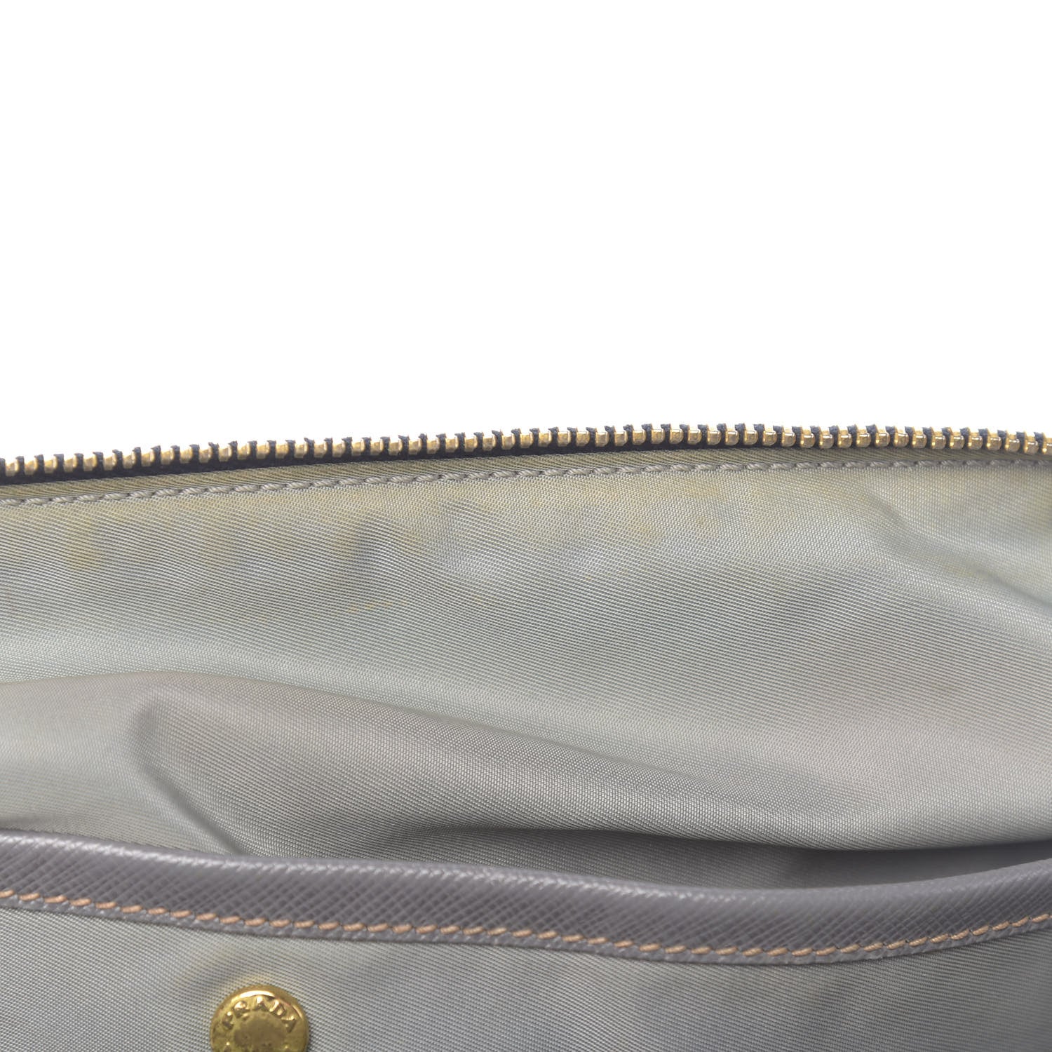 Prada Saffiano Tessuto Nylon Tote Petrolio 6 of 14