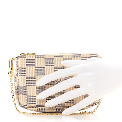 Louis Vuitton Damier Azur Mini Pochette Accessories 2 of 7